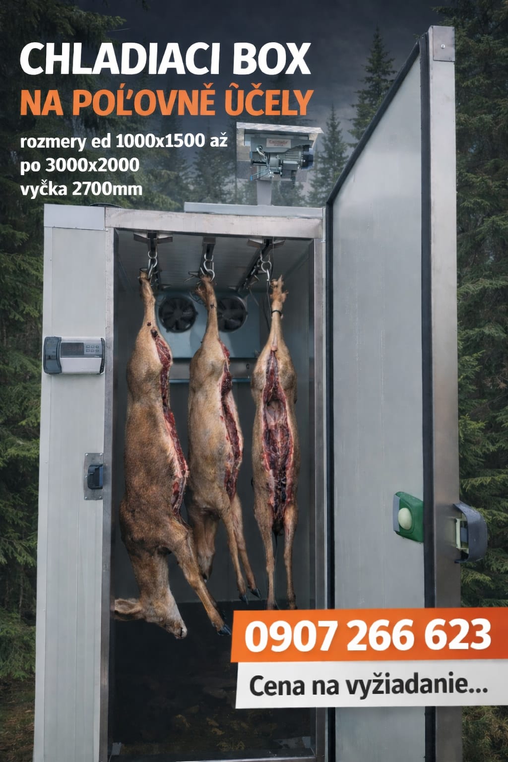 Chladiaci box na poľovné účely